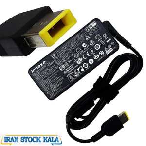 شارژر لپ تاپ Lenovo 20V 3.25A 65W فیش USB