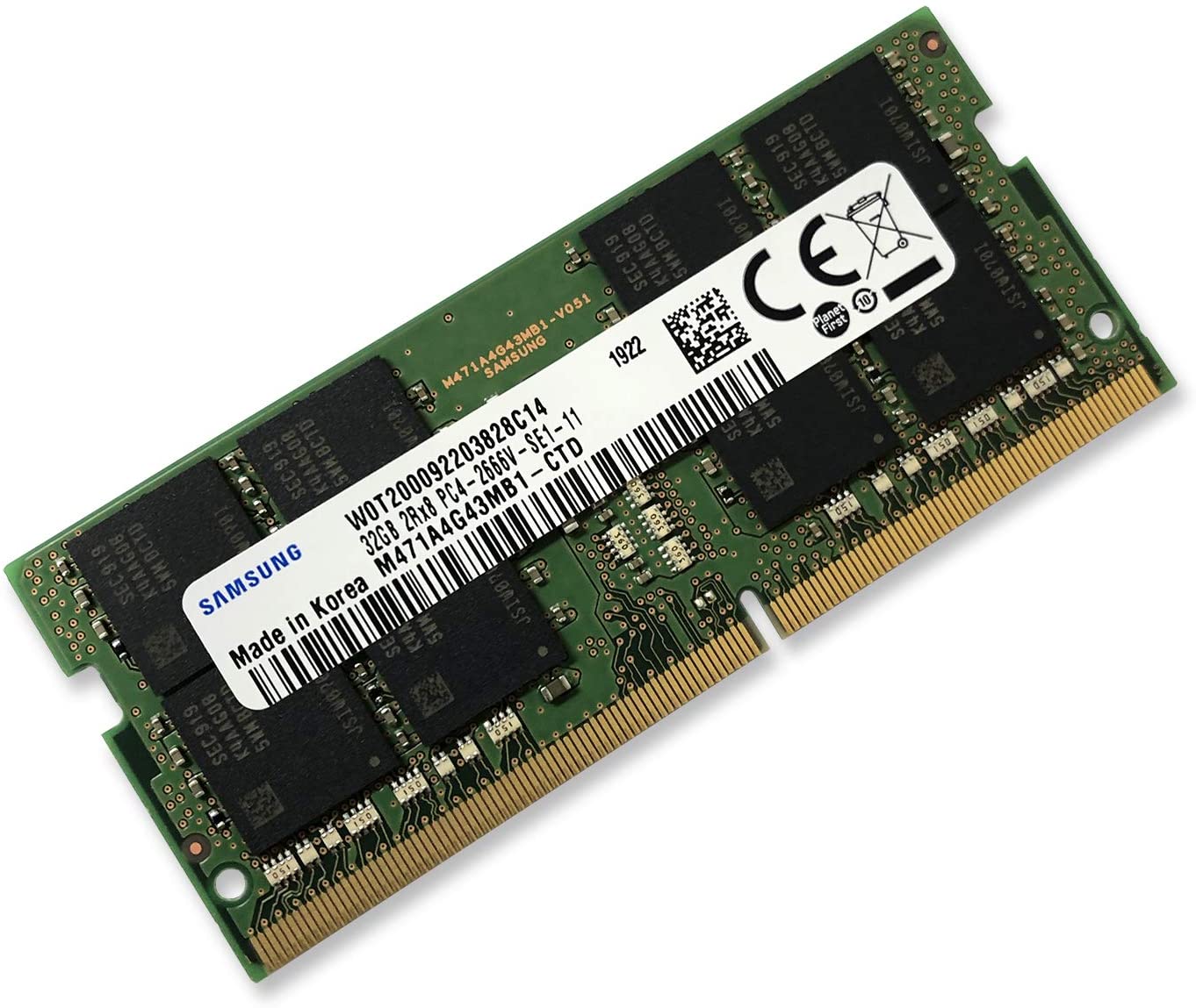 رم لپ تاپ 32 گیگ سامسونگ DDR4-2666 MHZ